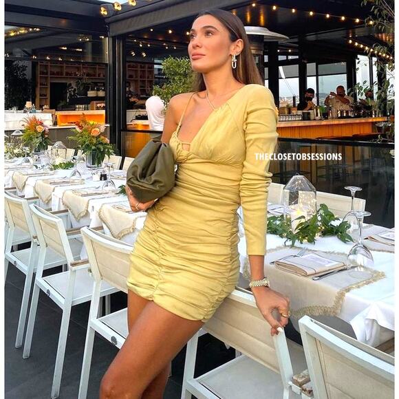 ZARA BLOGGER FAVE!!! Short Asymmetric Dress NWT LAST ONE!!! - Picture 1 of 16